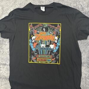Rob Zombie Freaks on Parade Tour 2022 Black T Shirt Mens 2XL Double Sided
